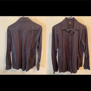 Men’s Black/Grey Dress Shirt